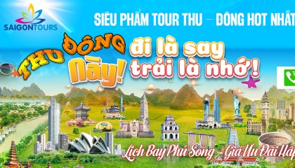 Chùm tour quốc tế hot nhất thu đông năm 2025