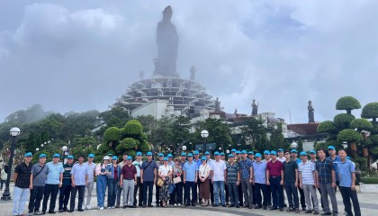 Đoàn Khối thi đua 3 Cục Hậu cần – Kỹ thuật Hải quan tham quan Núi Bà Đen cùng Saigontours