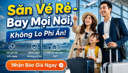 Đặt Vé Máy Bay Nội Địa & Quốc Tế – Giá Tốt Nhất