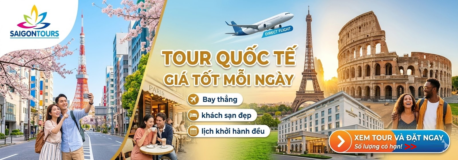 TOUR QUỐC TẾ GIÁ TỐT MỖI NGÀY
