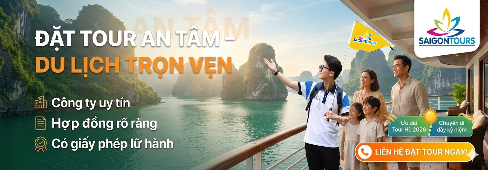 ĐẶT TOUR AN TÂM – DU LỊCH TRỌN VẸN