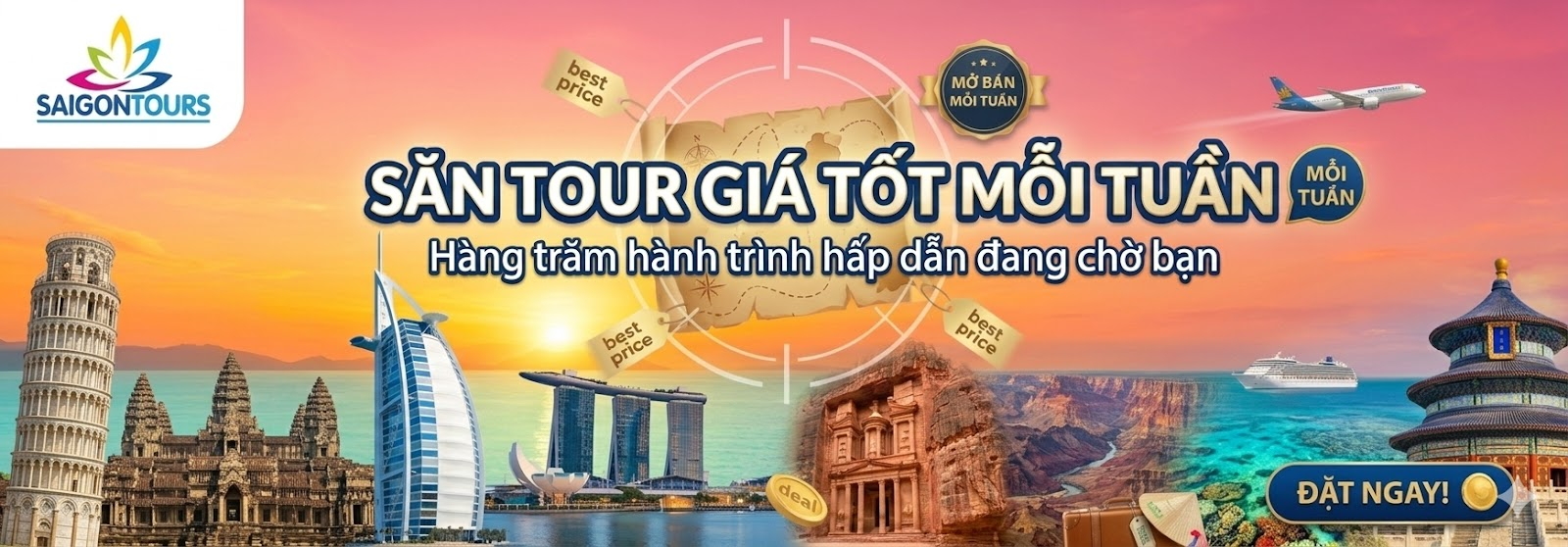 TOUR QUỐC TẾ GIÁ TỐT MỖI NGÀY