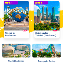 LIÊN TUYẾN SINGAPORE-MALAYSIA 5N4Đ