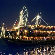 Water Puppet Show and Dinner on Indochina Junk Cruise at Saigon