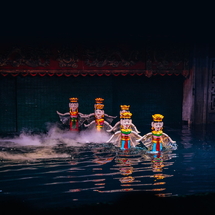 Water Puppet Show and Dinner on Indochina Junk Cruise at Saigon