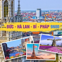 Tour Châu Âu 4 Nước: Đức – Hà Lan – Bỉ – Pháp 10 Ngày 8 Đêm | Trải Nghiệm Tây Âu Đẳng Cấp