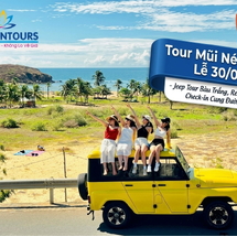 Tour Mũi Né 2N1D Jeep Tour | Bàu Trắng | Resort Biển | Giá tốt