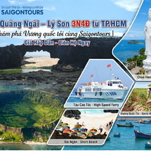Tour Quảng Ngãi – Lý Sơn 3N4D từ TP.HCM | Khám phá Vương quốc tỏi cùng Saigontours