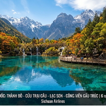 Tour Trung Quốc 6N5Đ: Thành Đô – Cửu Trại Câu – Lạc Sơn – Công viên Gấu Trúc | Bay Sichuan Airlines