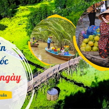 Tour Miền Tây 3 Ngày 2 Đêm: Sài Gòn – Mỹ Tho – Bến Tre – Châu Đốc – Cần Thơ – Chợ Nổi Cái Răng