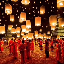 Tour Chiang Mai – Chiang Rai 5 Ngày 4 Đêm: Lễ Hội Thả Đèn Trời Yi Peng 2026 Bay Thai AirAsia